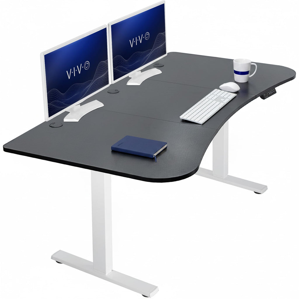 VIVO Electric Standing Desk Workstation, Memory Controller Height Adjustment, 1B Series