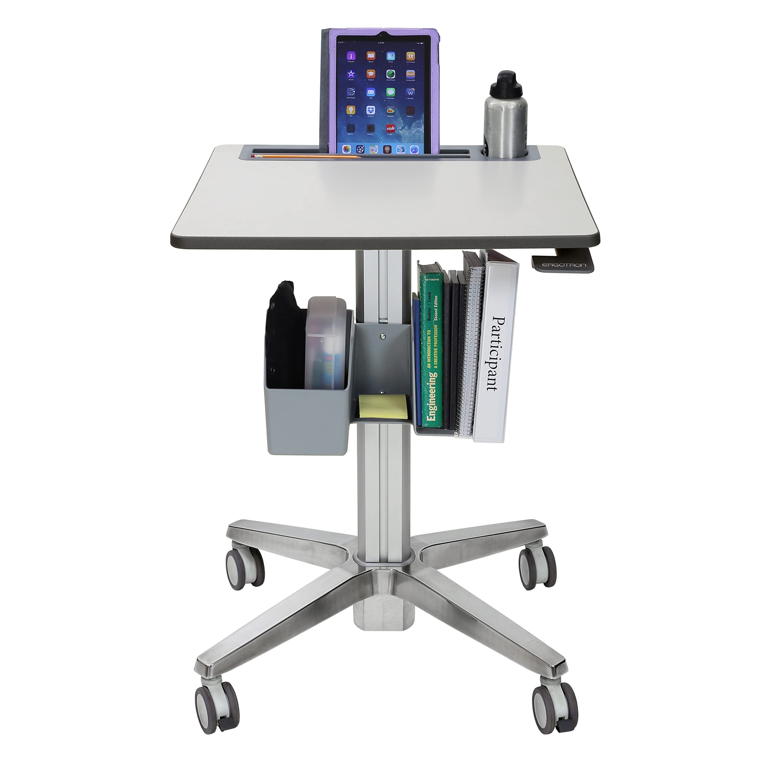 Ergotron – LearnFit Mobile Standing Desk, Rolling Laptop Sit Stand Desk
