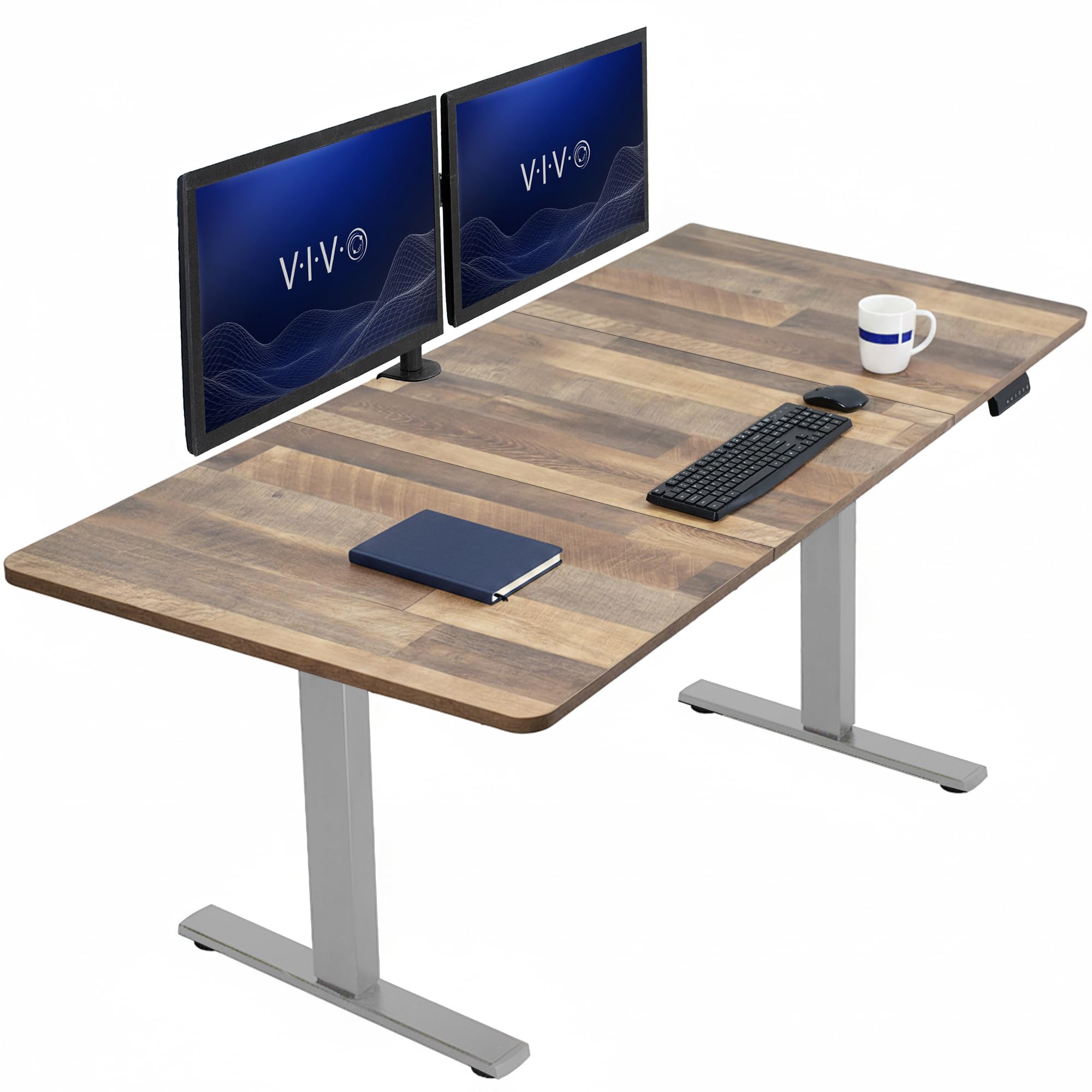 VIVO Electric Standing Desk Workstation, Memory Controller Height Adjustment, 1B Series