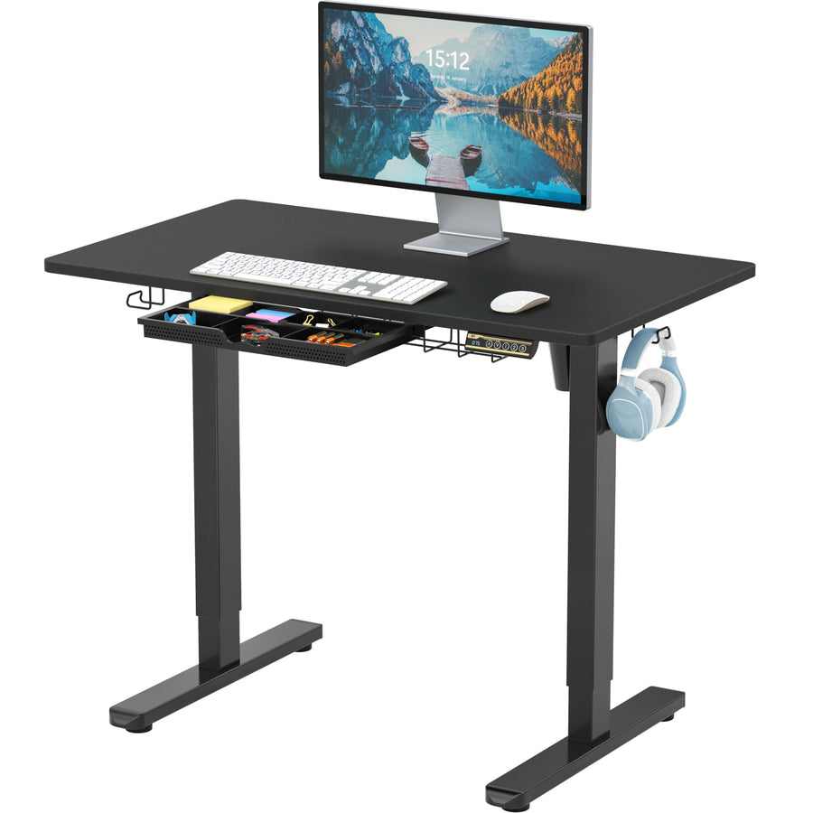 Electric Height-Adjustable Standing Desk for Home Office