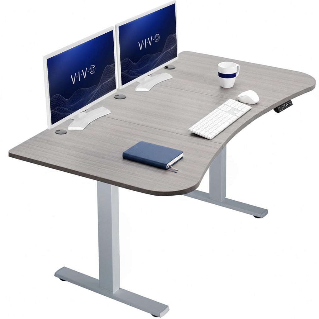 VIVO Electric Standing Desk Workstation, Memory Controller Height Adjustment, 1B Series