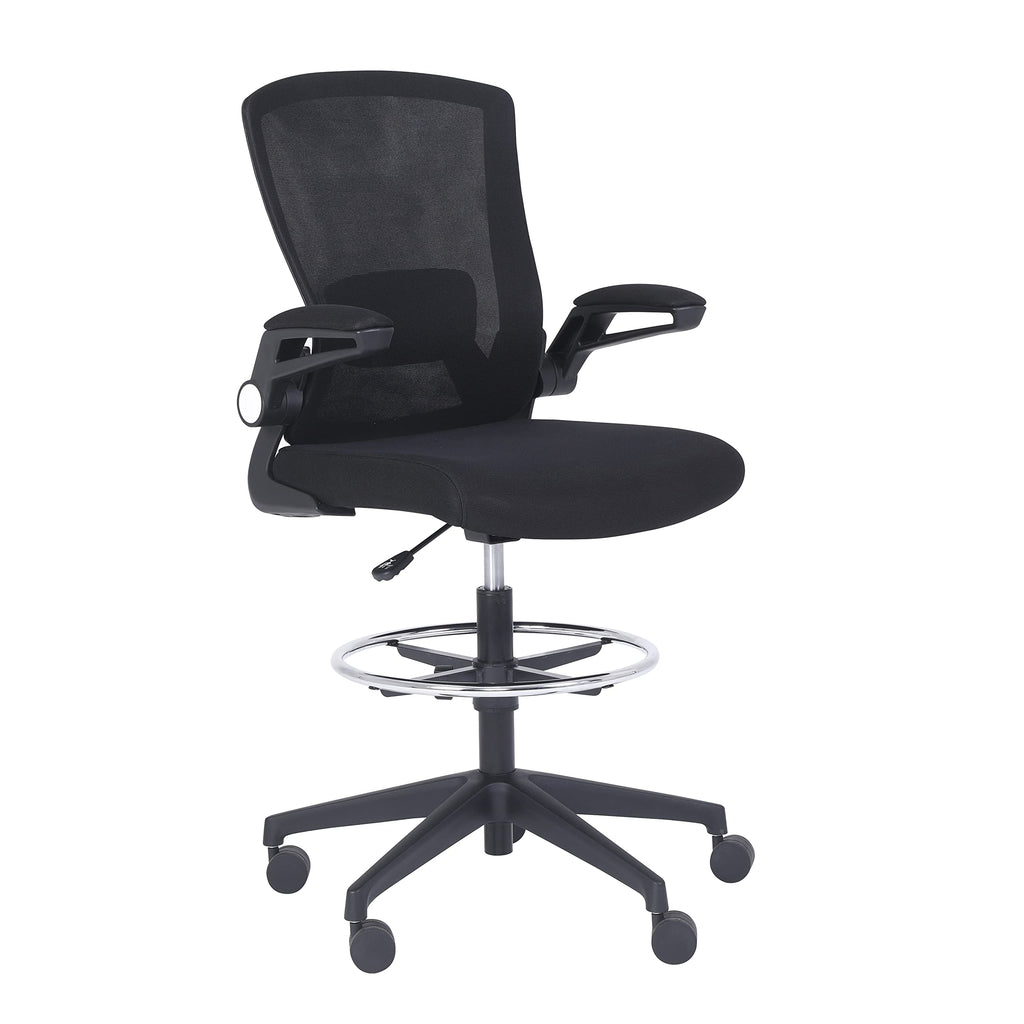 Amazon Basics Mid-Back Mesh Office Drafting Chair Stool