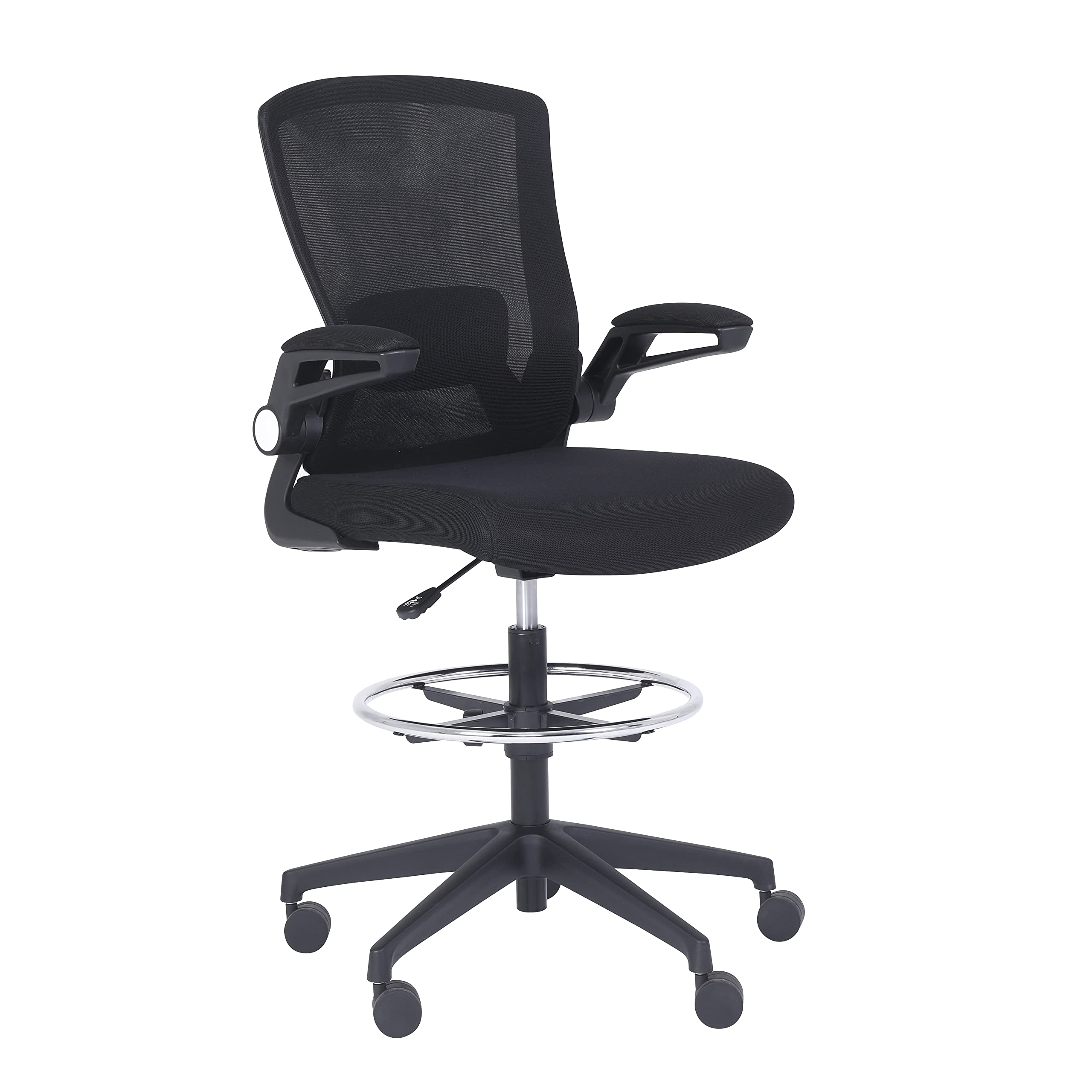 Amazon Basics Mid-Back Mesh Office Drafting Chair Stool