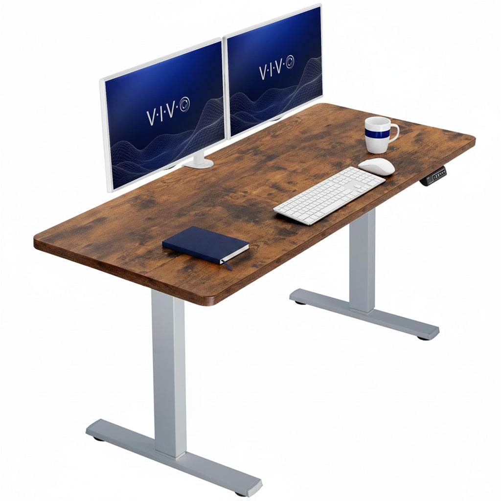 VIVO Electric Standing Desk Workstation, Memory Controller Height Adjustment, 1B Series