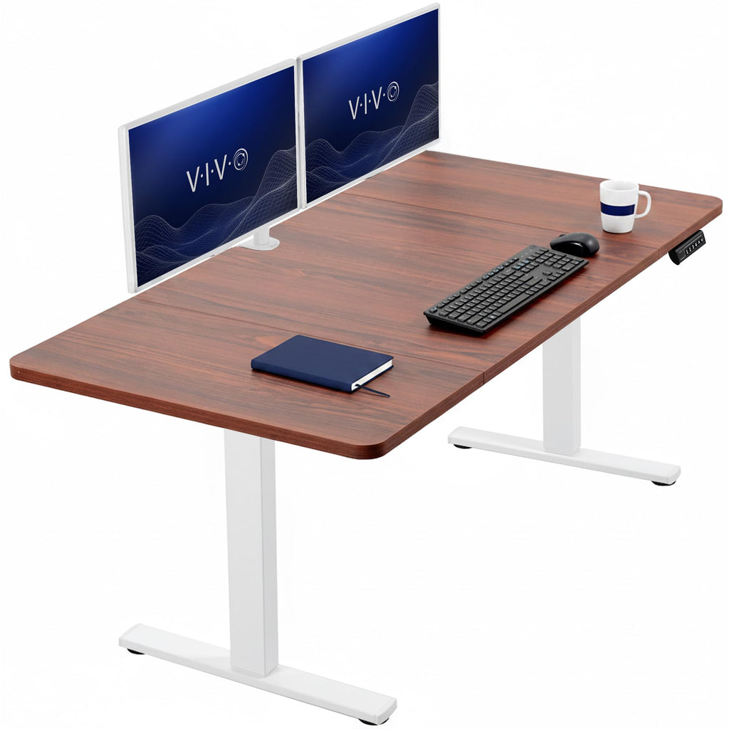 VIVO Electric Standing Desk Workstation, Memory Controller Height Adjustment, 1B Series