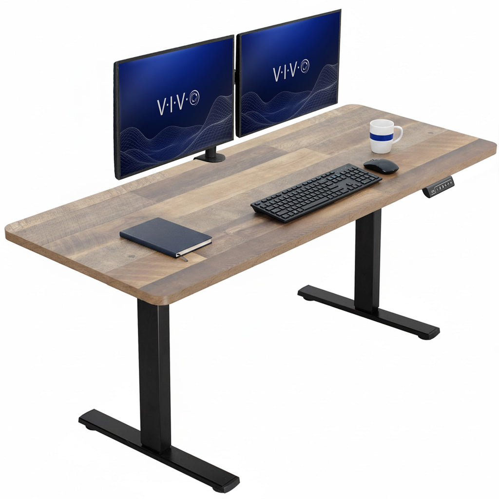 VIVO Electric Standing Desk Workstation, Memory Controller Height Adjustment, 1B Series