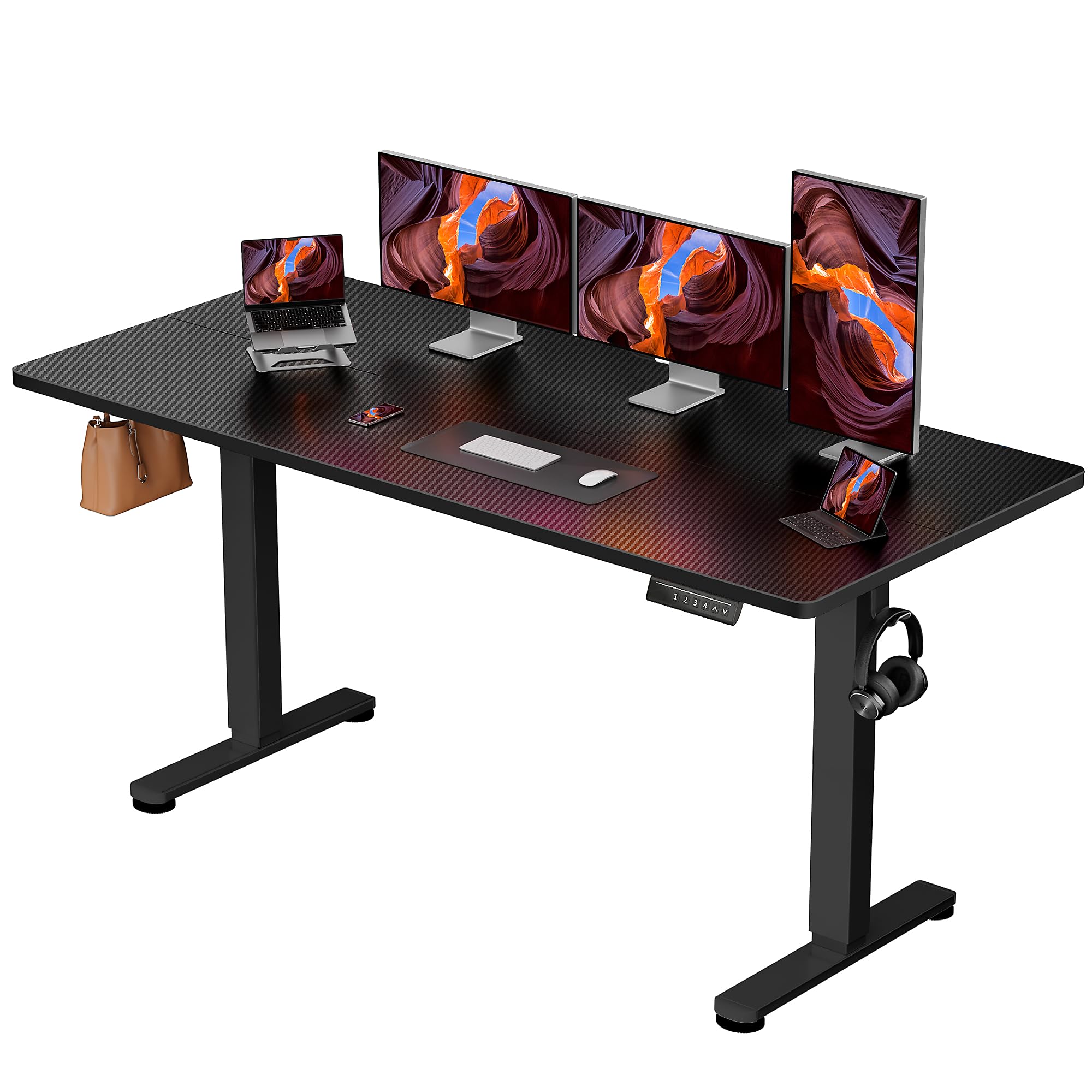 ErGear Height Adjustable Electric Standing Desk, Sit Stand up Desk, Memory Computer Home Office Desk