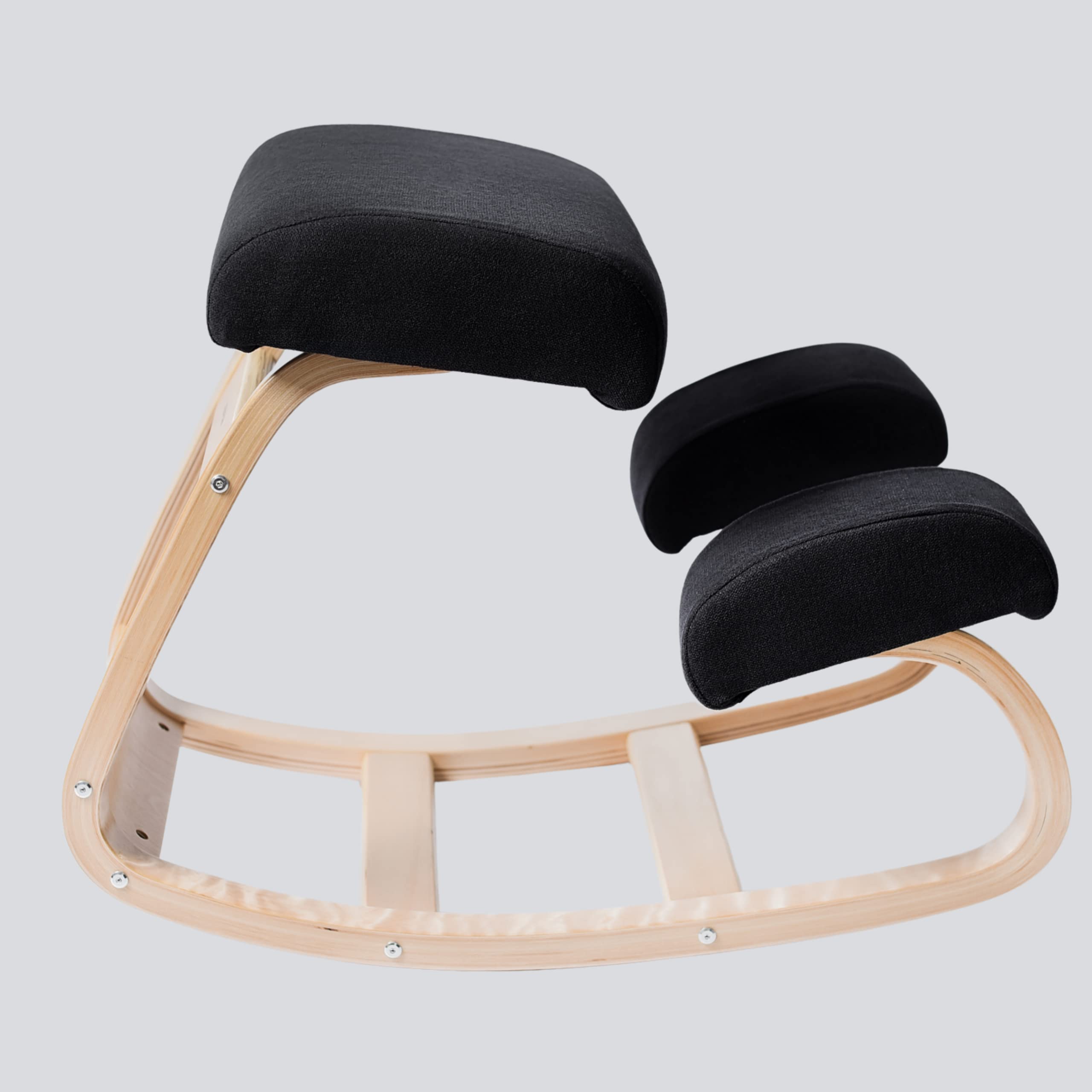 Sleekform Ergonomic Kneeling Chair - Home Office Rocking Desk Stool for Active Sitting