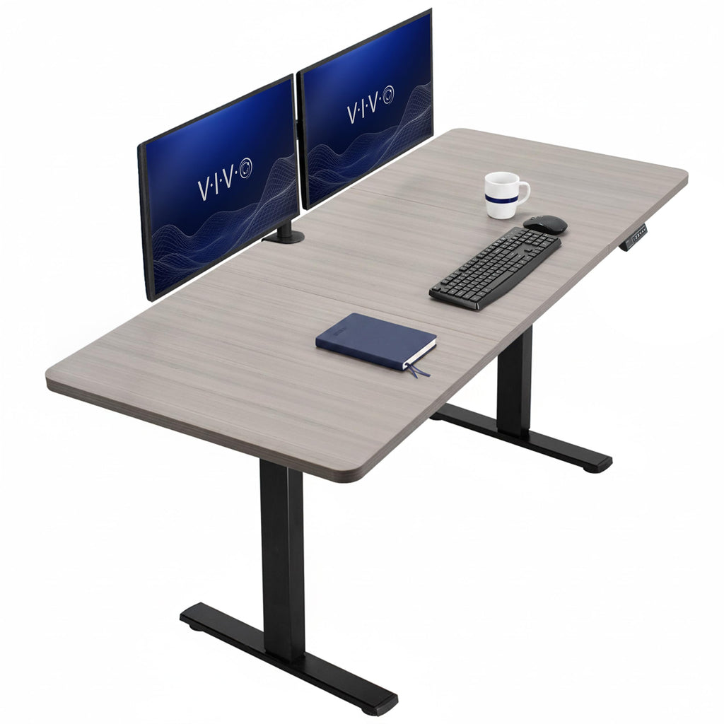 VIVO Electric Standing Desk Workstation, Memory Controller Height Adjustment, 1B Series