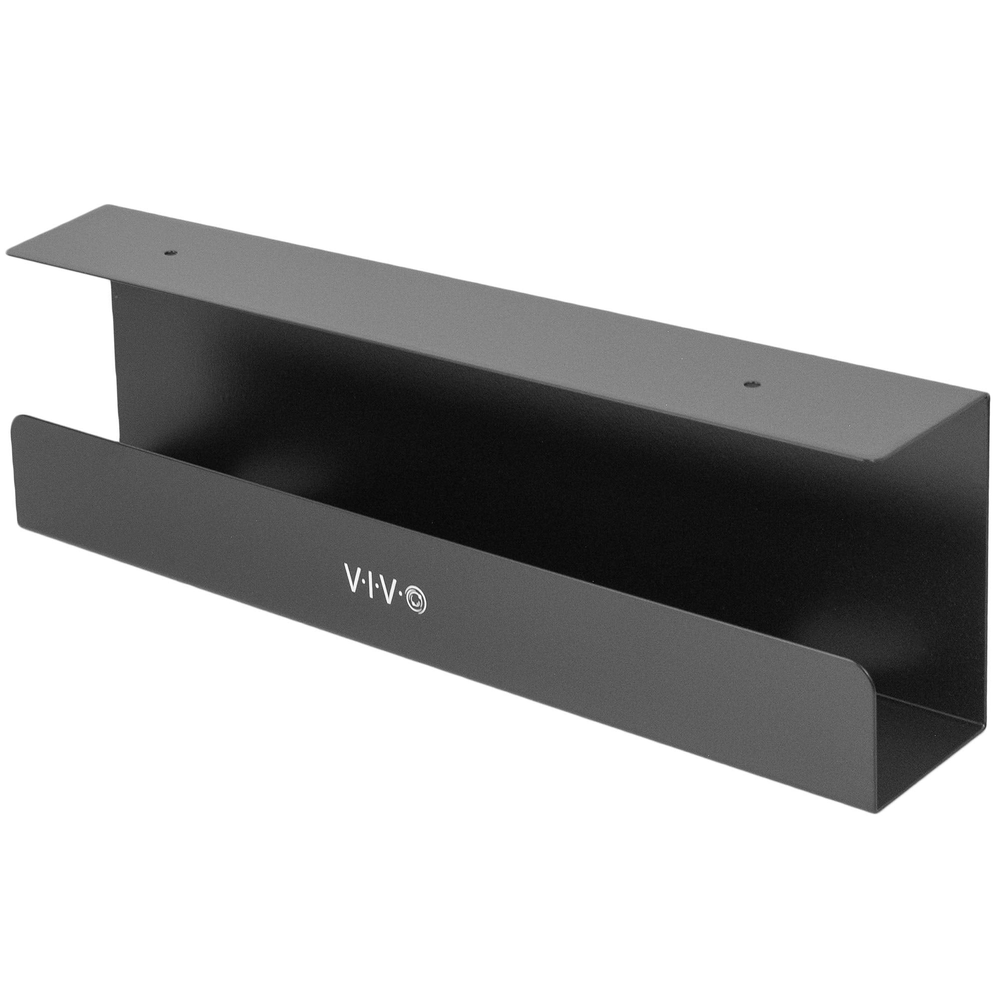 VIVO Under Desk 17 inch Cable Management Tray, Power Strip Holder, Cord Organizer, Wire Tamer for Office and Home,