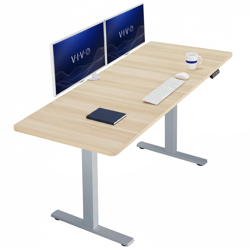 VIVO Electric Standing Desk Workstation, Memory Controller Height Adjustment, 1B Series