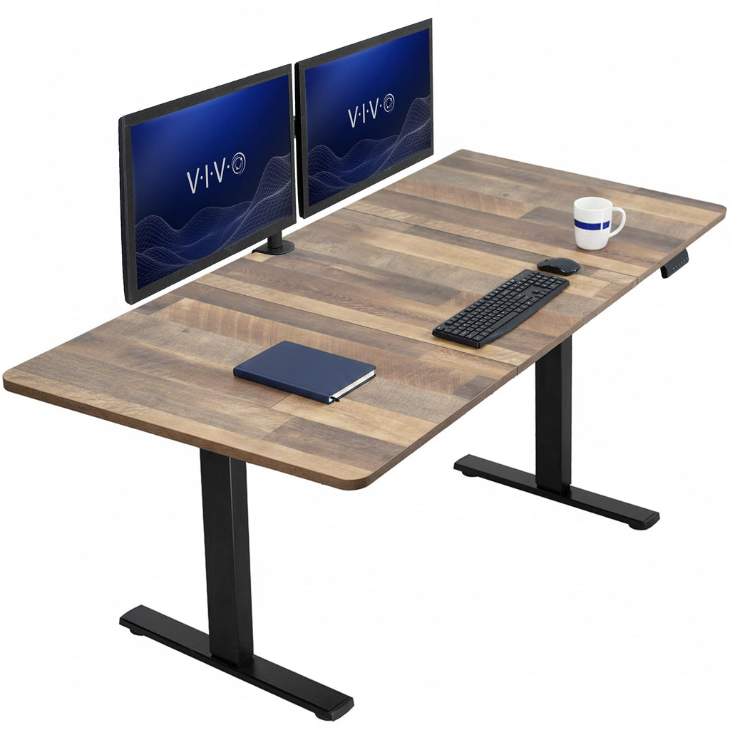 VIVO Electric Standing Desk Workstation, Memory Controller Height Adjustment, 1B Series