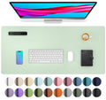 Leather Desk Pad Protector,Mouse Pad,Office Desk Mat,Non-Slip PU Leather Desk Blotter,Laptop Desk Pad,Waterproof Desk Writing Pad for Office and Home