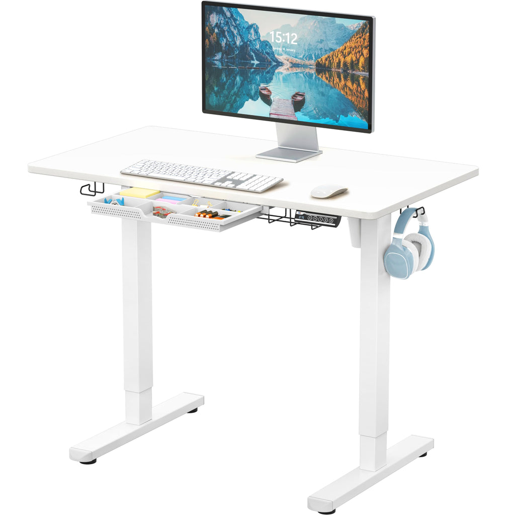 SHW Electric Height Adjustable Standing Desk
