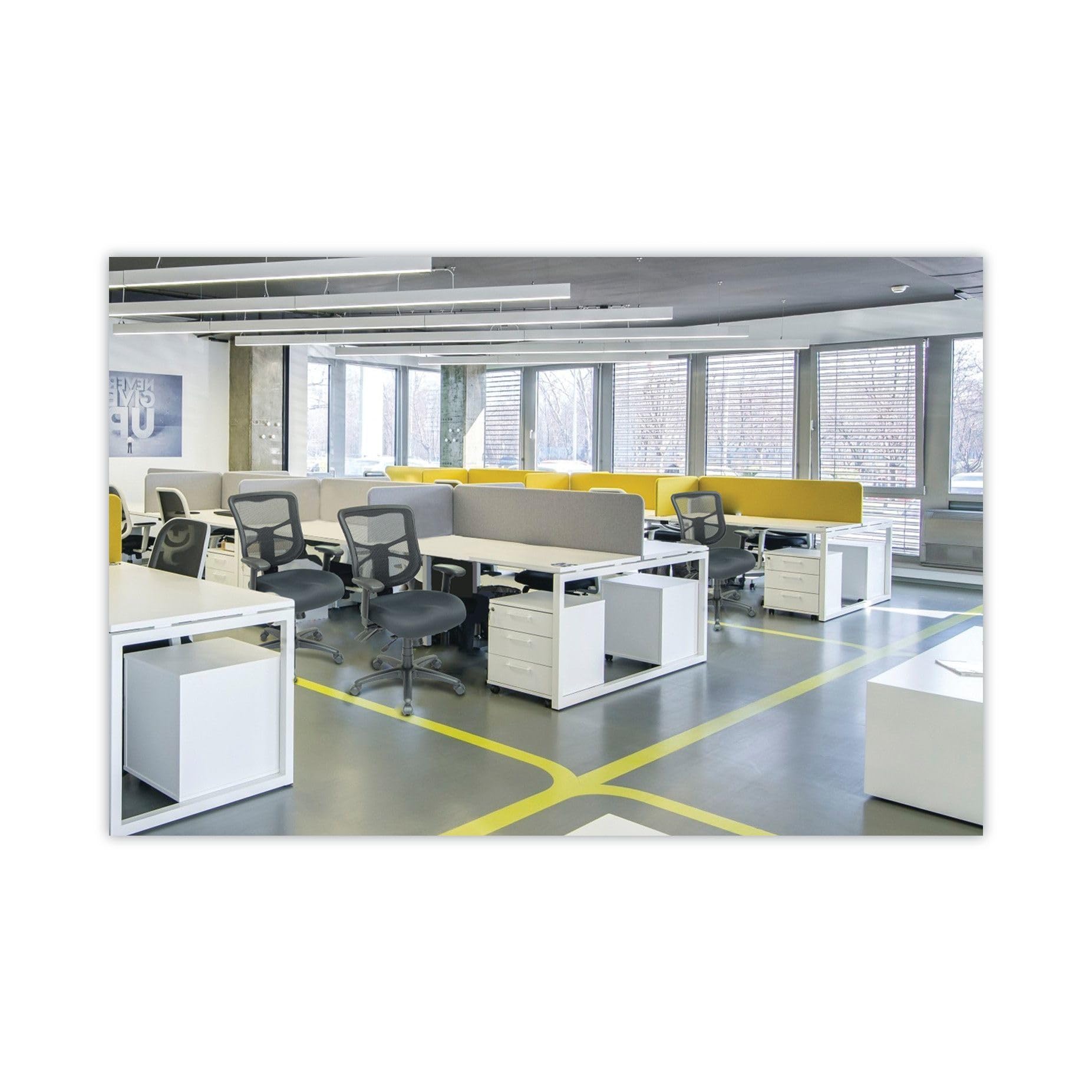 Alera Elusion Series Mesh Mid-Back Multifunction Chair, Abilene Army