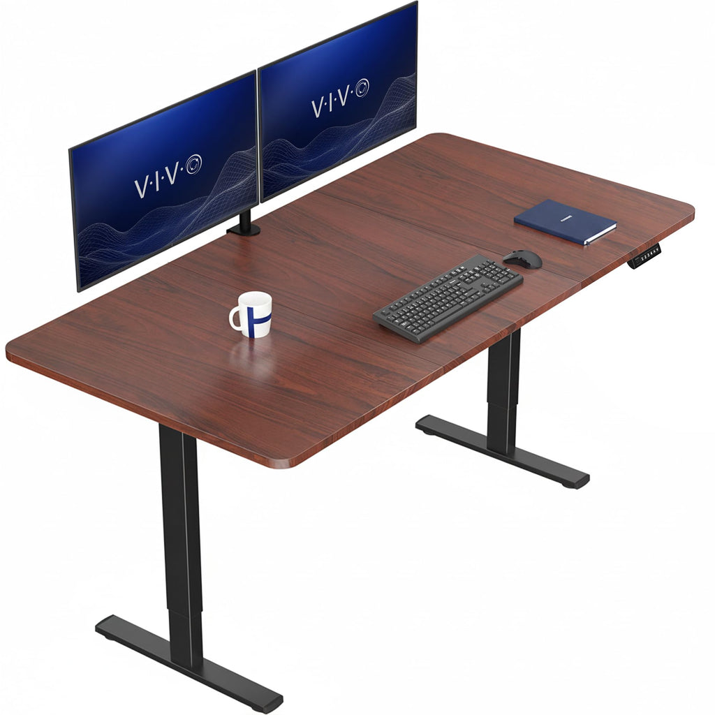 VIVO Electric Standing Desk Workstation, Memory Controller Height Adjustment, 1B Series