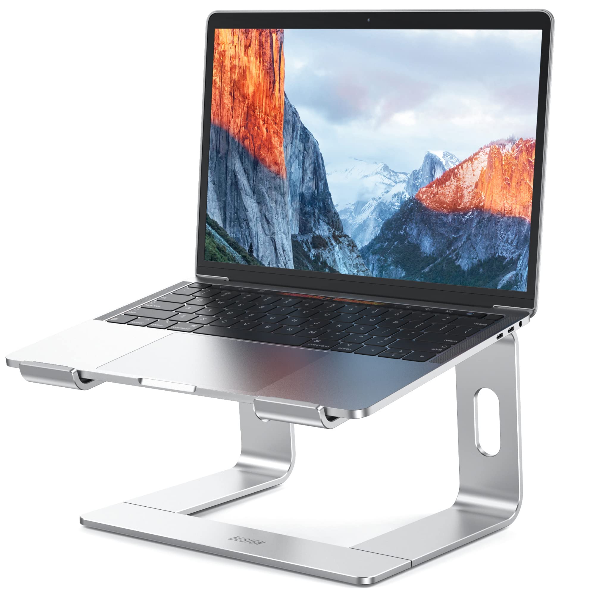 BESIGN LS03 Aluminum Laptop Stand, Ergonomic Detachable Computer Stand, Notebook Holder, Laptop Mount Compatible with Air, Pro, Dell, HP, Lenovo More 10-15.6" Laptops