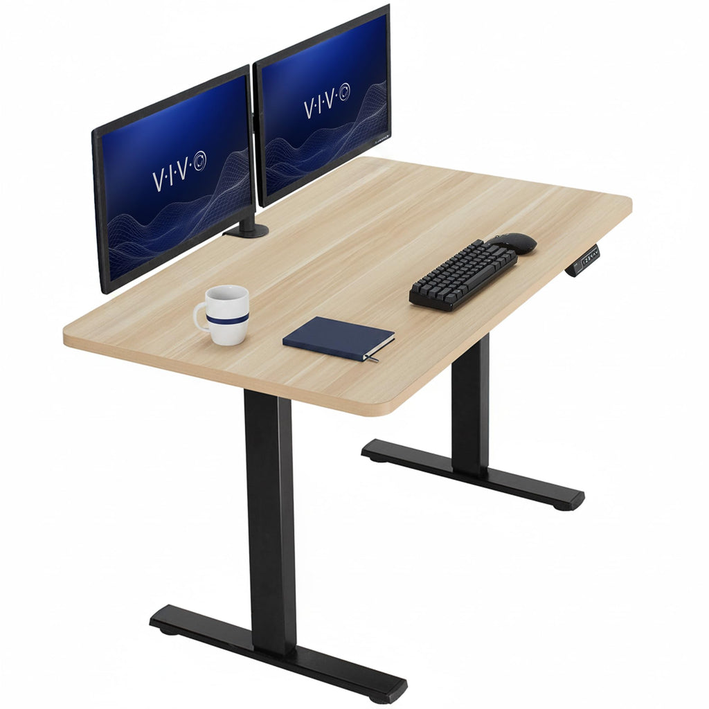 VIVO Electric Standing Desk Workstation, Memory Controller Height Adjustment, 1B Series