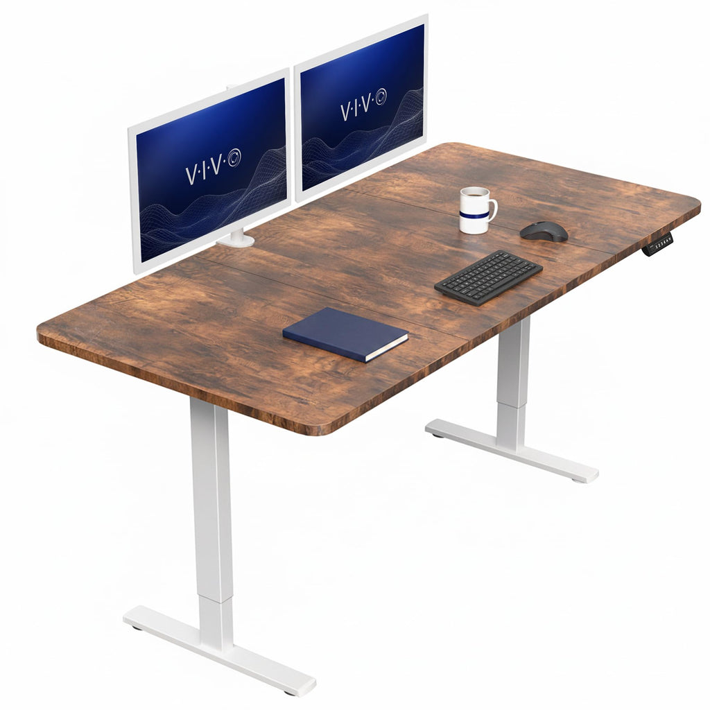 VIVO Electric Standing Desk Workstation, Memory Controller Height Adjustment, 1B Series
