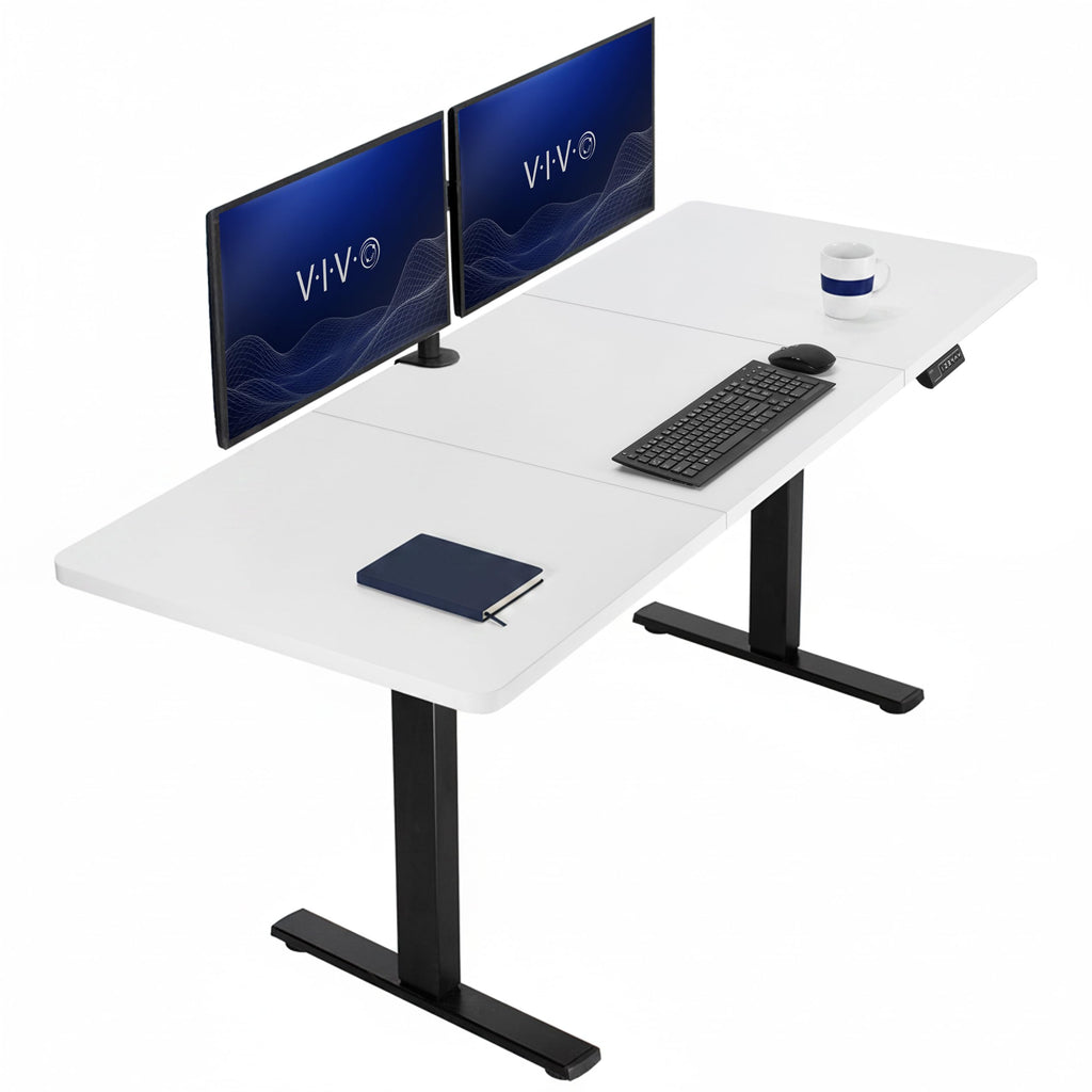 VIVO Electric Standing Desk Workstation, Memory Controller Height Adjustment, 1B Series