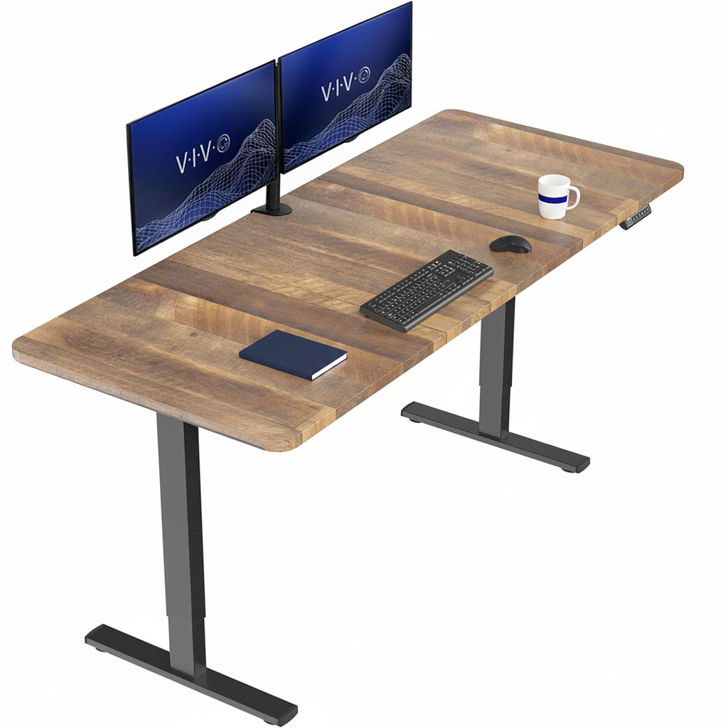 VIVO Electric Standing Desk Workstation, Memory Controller Height Adjustment, 1B Series