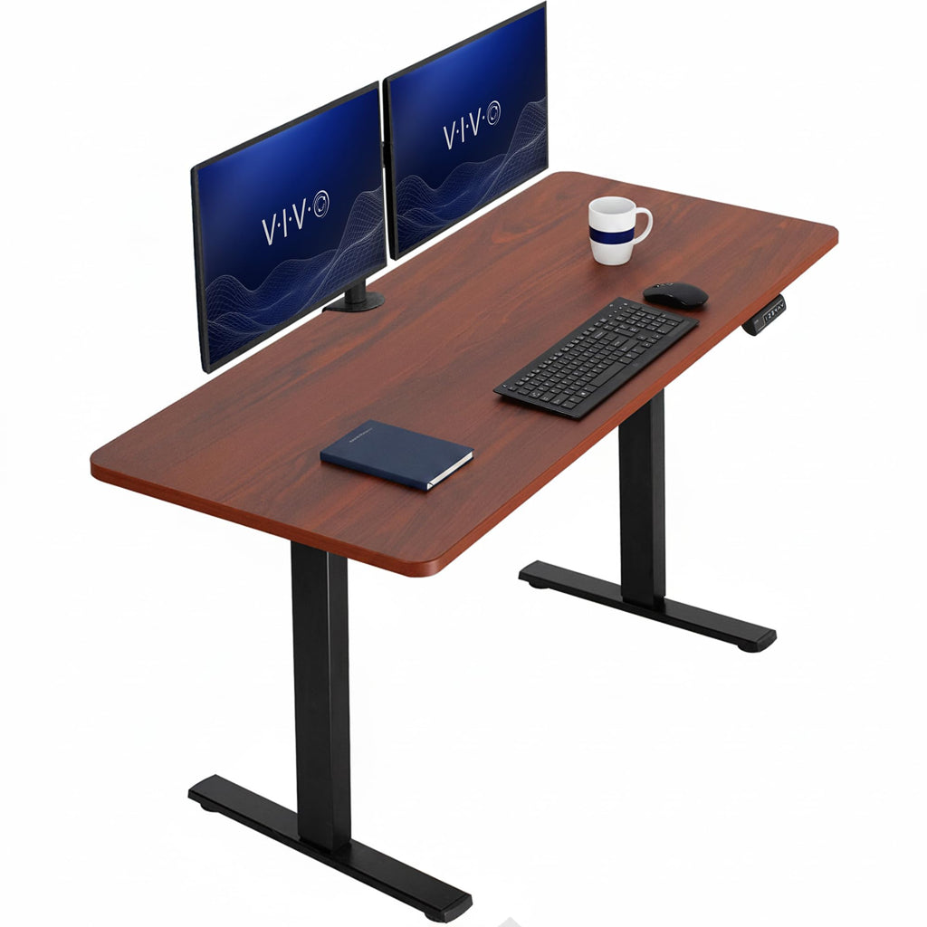 VIVO Electric Standing Desk Workstation, Memory Controller Height Adjustment, 1B Series