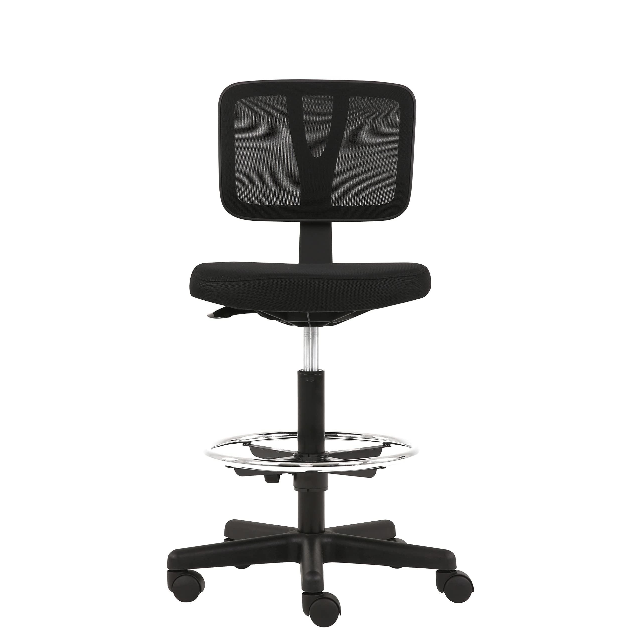 Amazon Basics Mid-Back Mesh Office Drafting Chair Stool