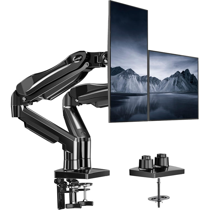 Fully Adjustable Dual Monitor Mount for 13–32-Inch Screens