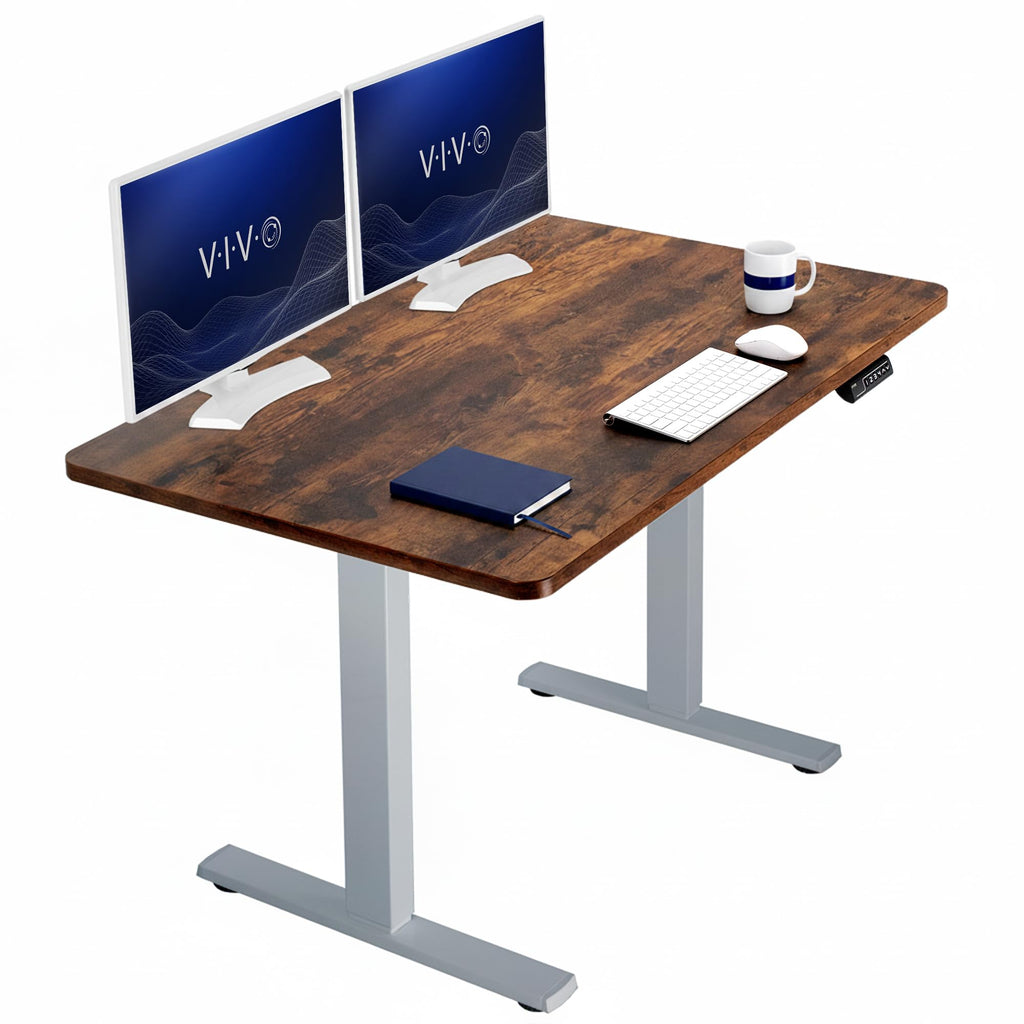VIVO Electric Standing Desk Workstation, Memory Controller Height Adjustment, 1B Series