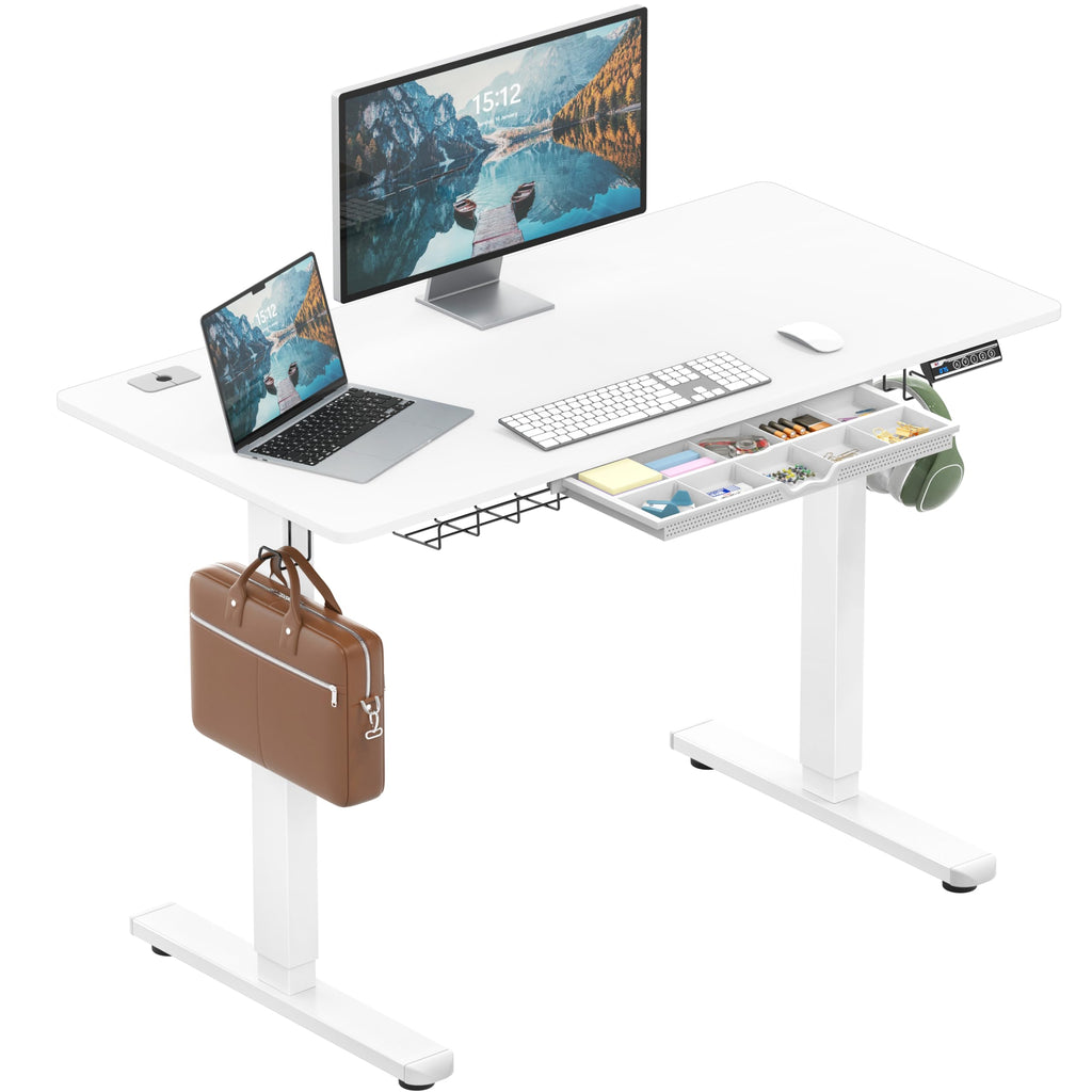 SHW Electric Height Adjustable Standing Desk