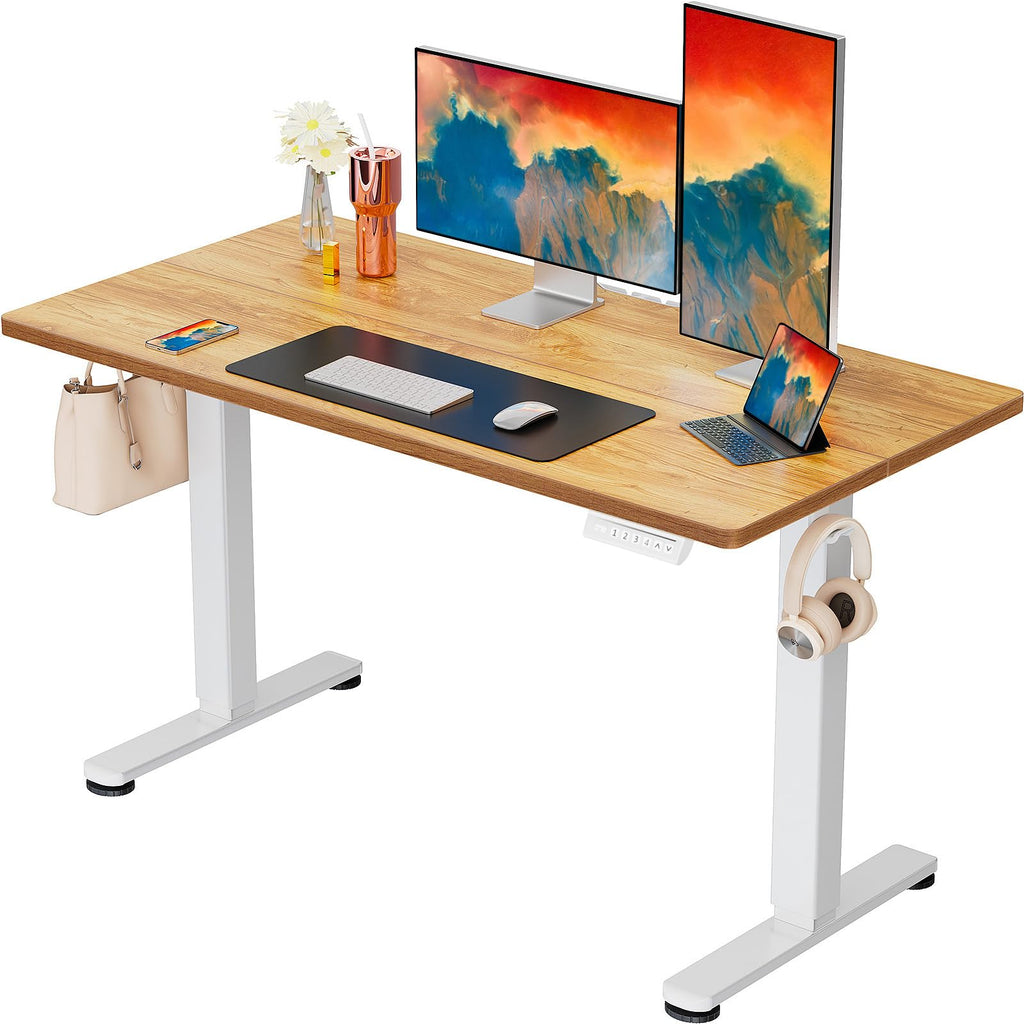 ErGear Height Adjustable Electric Standing Desk, Sit Stand up Desk, Memory Computer Home Office Desk