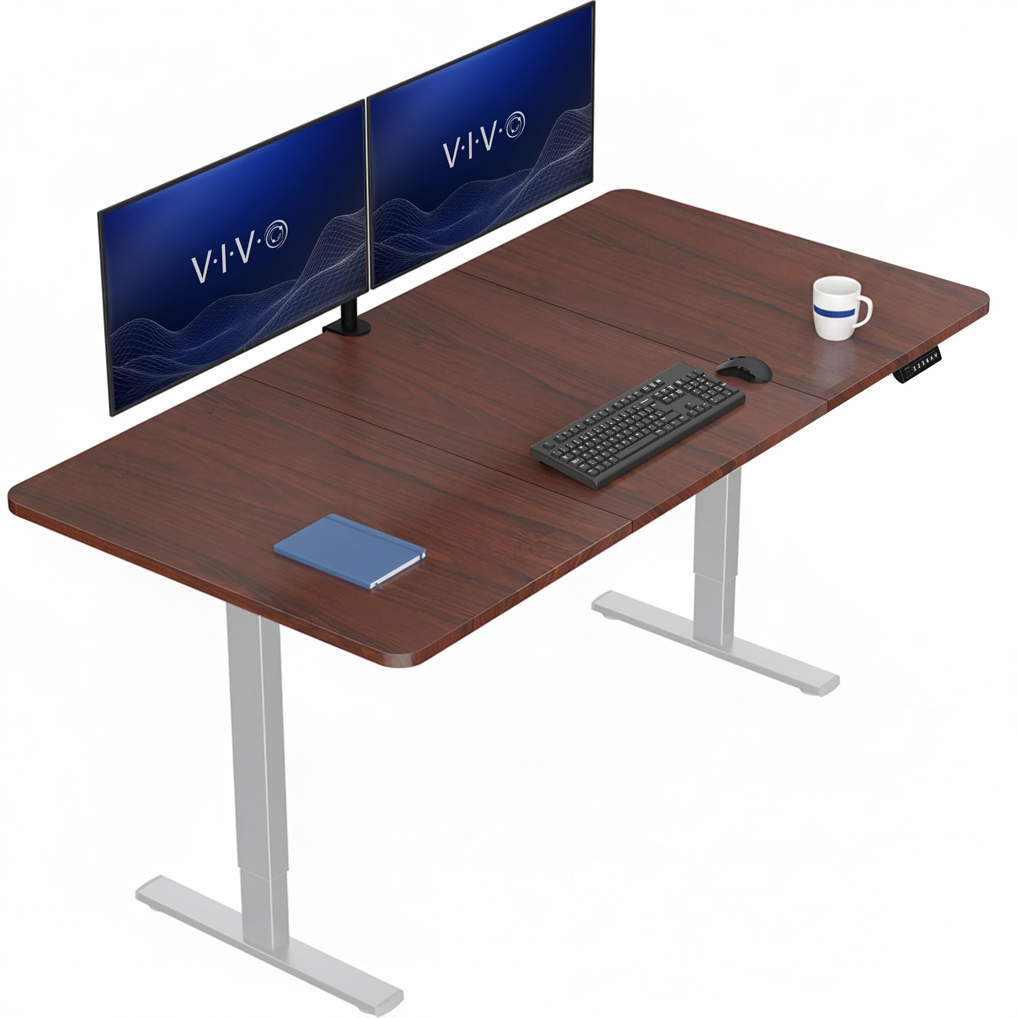VIVO Electric Standing Desk Workstation, Memory Controller Height Adjustment, 1B Series