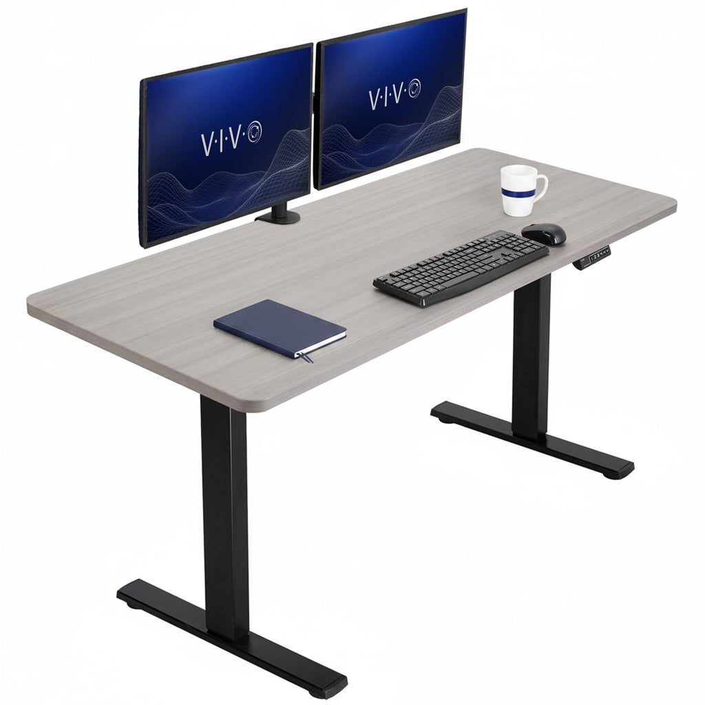 VIVO Electric Standing Desk Workstation, Memory Controller Height Adjustment, 1B Series
