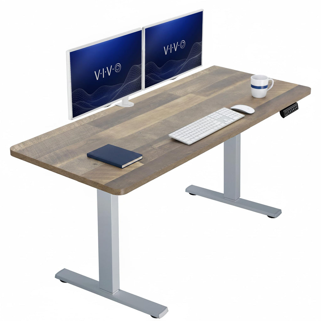 VIVO Electric Standing Desk Workstation, Memory Controller Height Adjustment, 1B Series