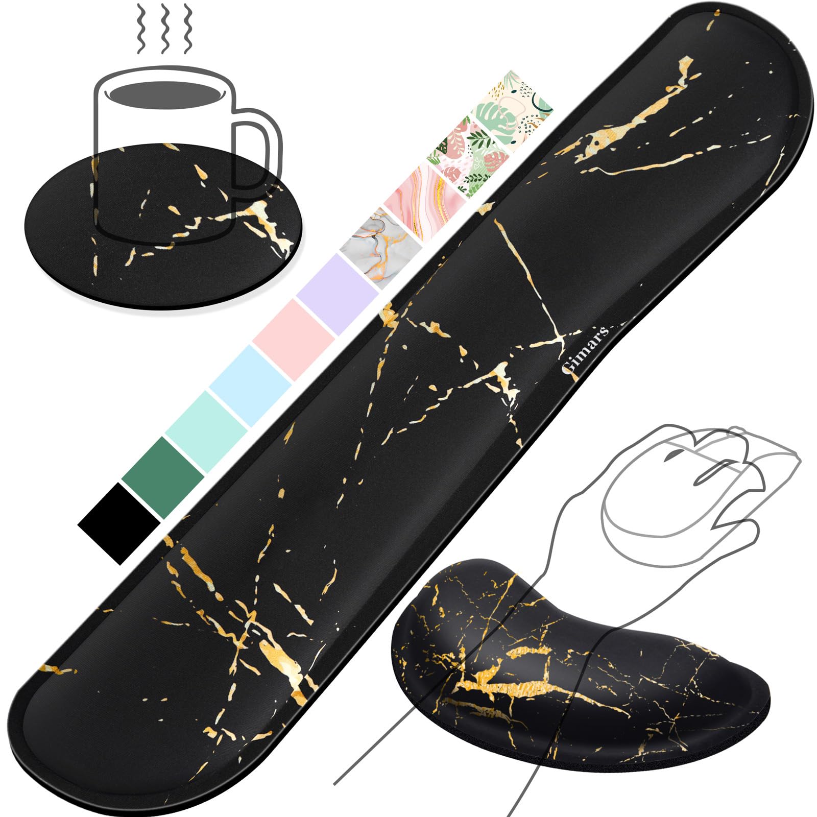 Gimars Keyboard Wrist Rest Set