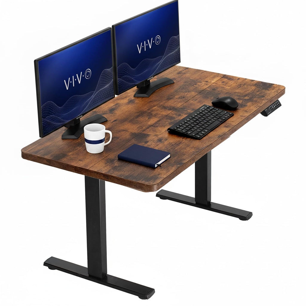 VIVO Electric Standing Desk Workstation, Memory Controller Height Adjustment, 1B Series