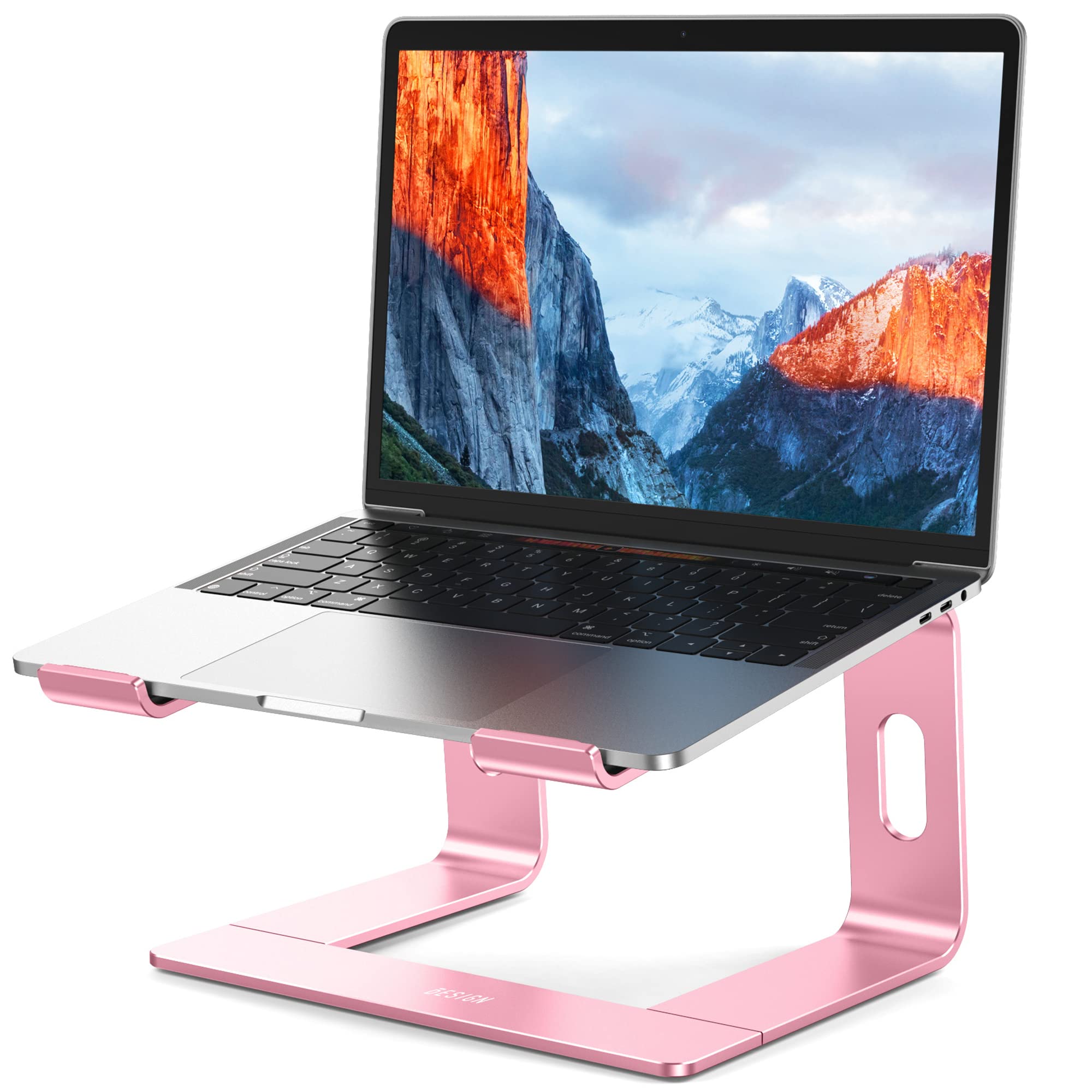 BESIGN LS03 Aluminum Laptop Stand, Ergonomic Detachable Computer Stand, Notebook Holder, Laptop Mount Compatible with Air, Pro, Dell, HP, Lenovo More 10-15.6" Laptops