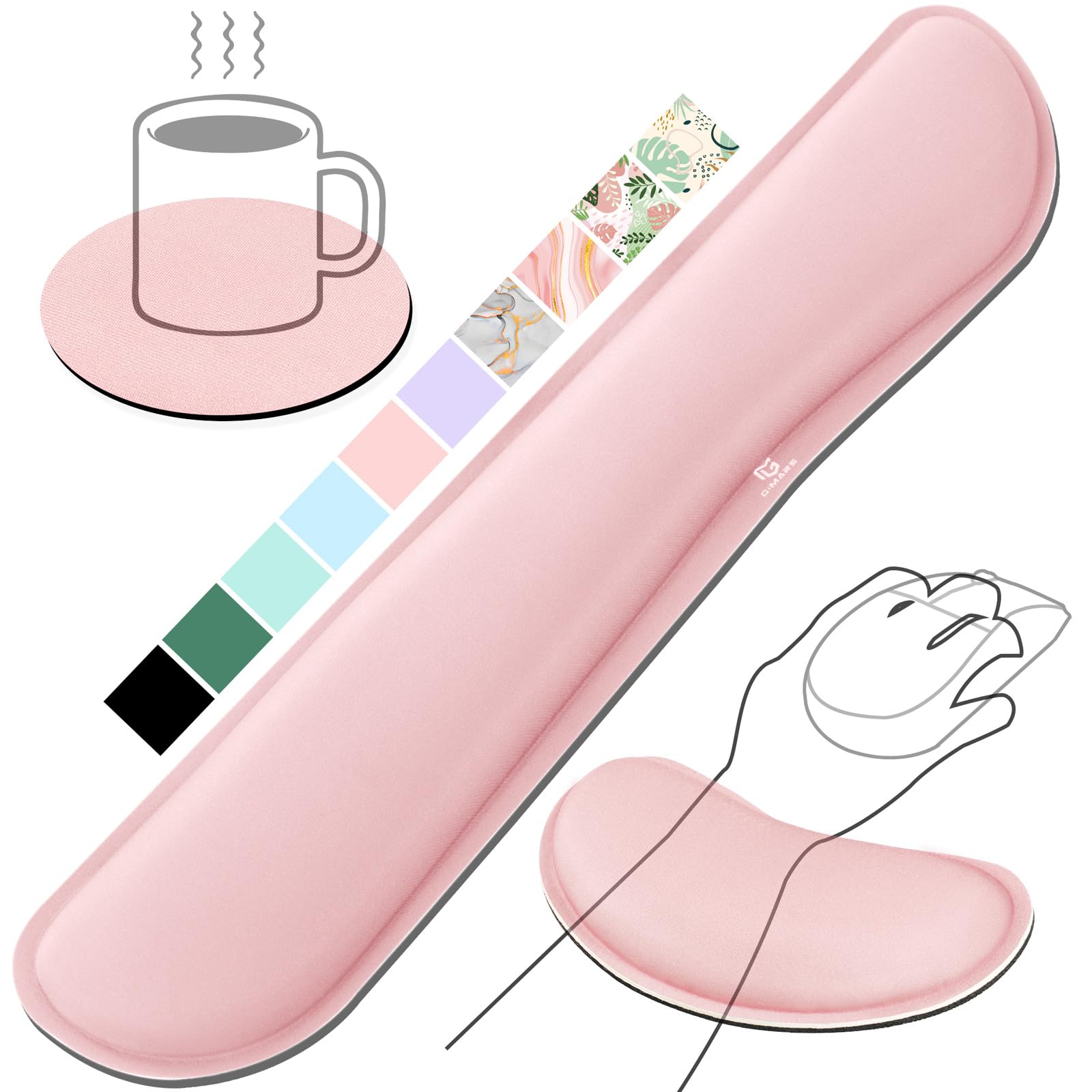 Gimars Keyboard Wrist Rest Set