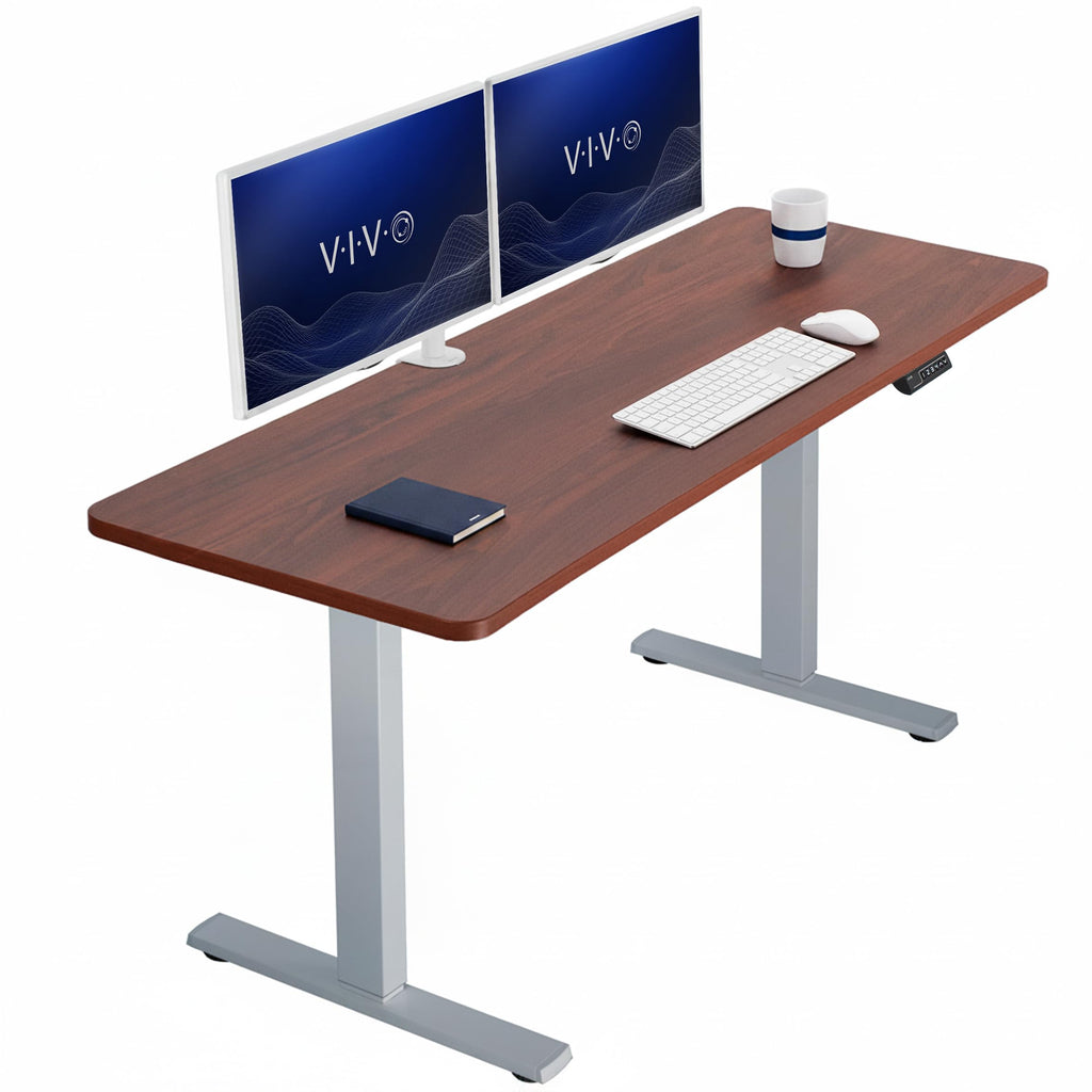 VIVO Electric Standing Desk Workstation, Memory Controller Height Adjustment, 1B Series