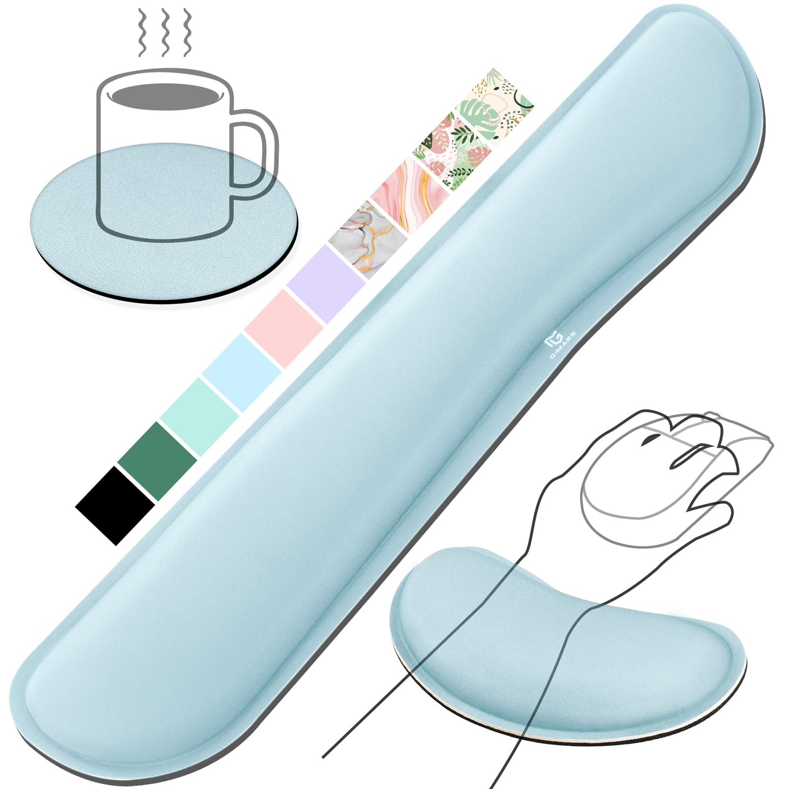 Gimars Keyboard Wrist Rest Set