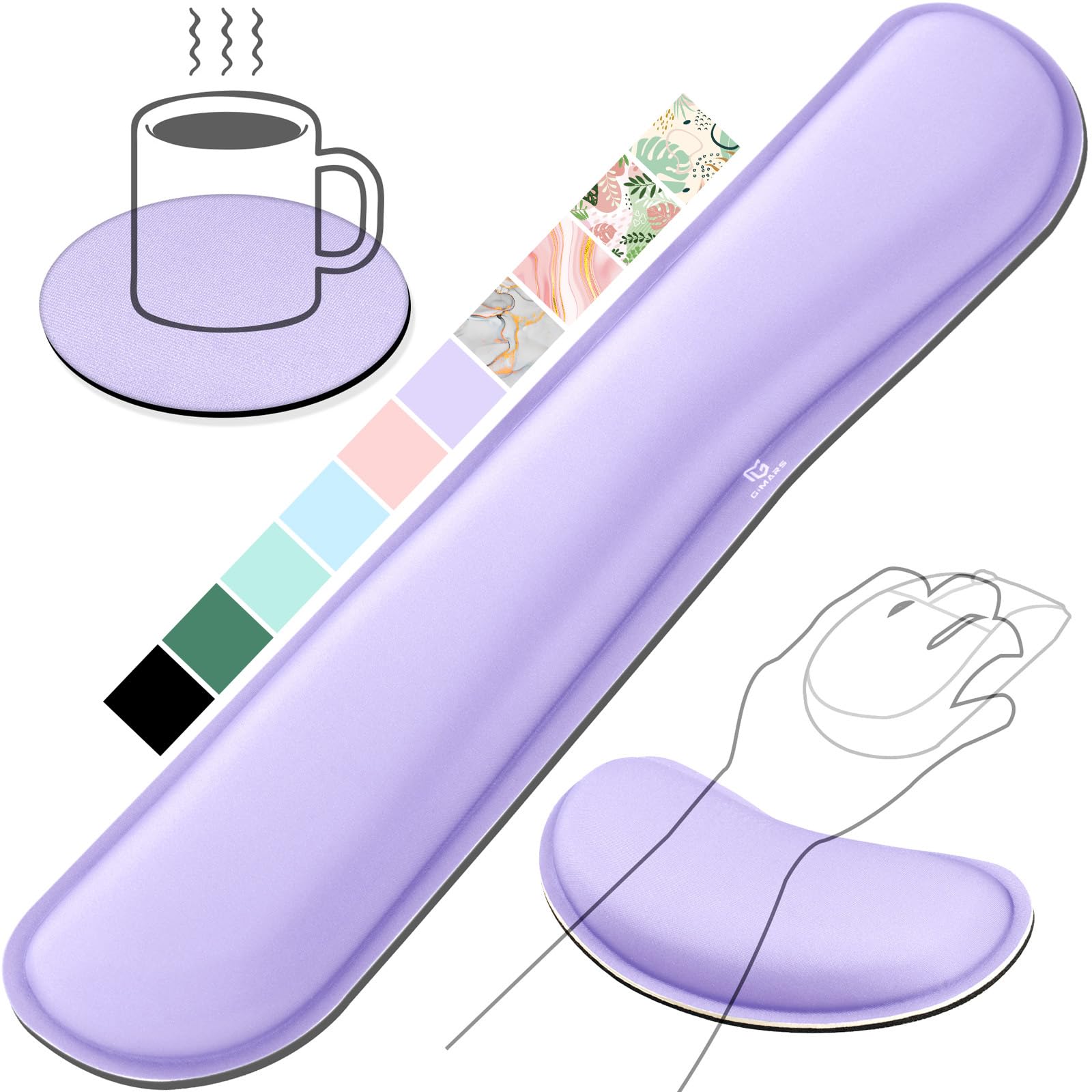 Gimars Keyboard Wrist Rest Set
