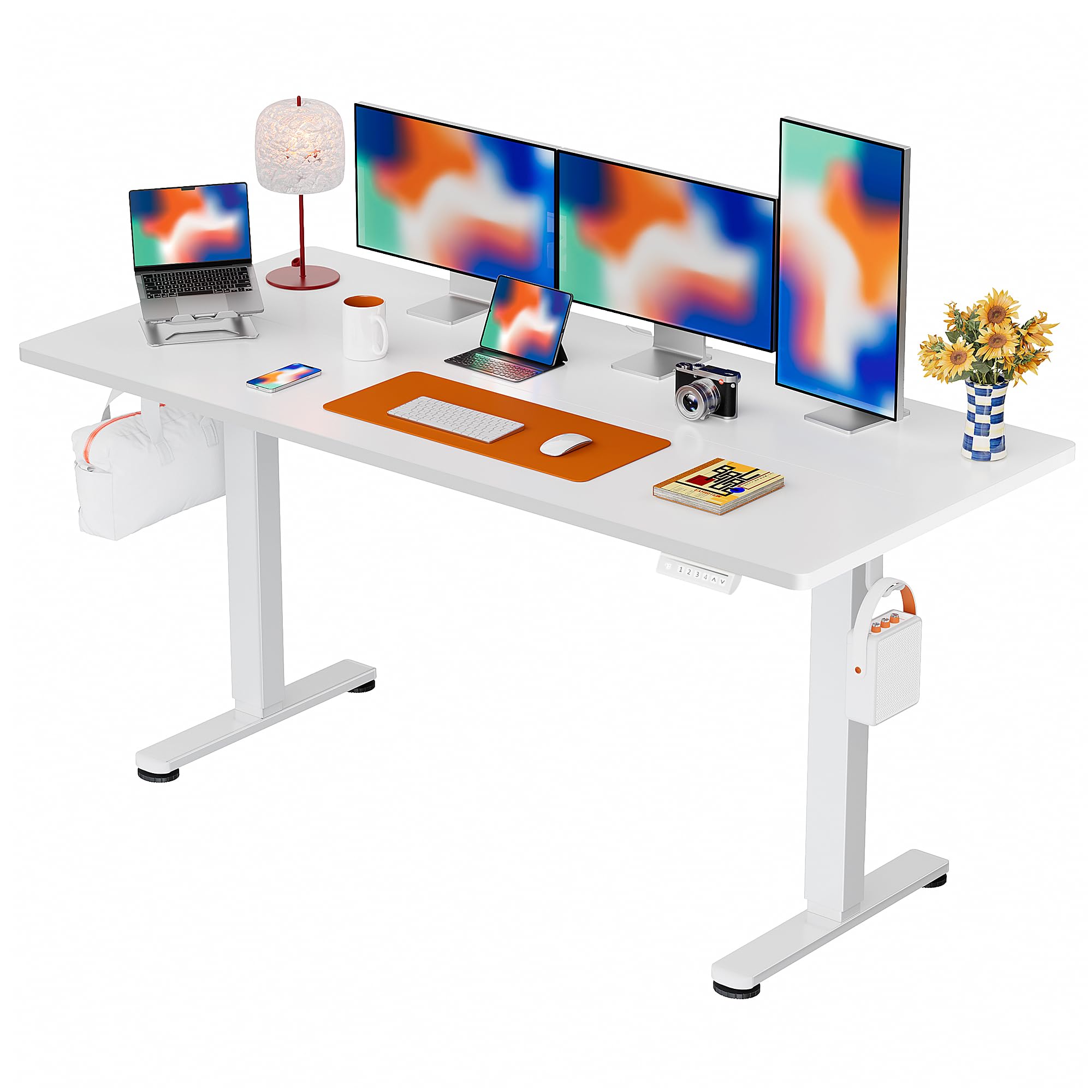 ErGear Height Adjustable Electric Standing Desk, Sit Stand up Desk, Memory Computer Home Office Desk