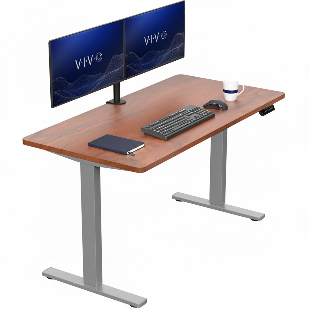 VIVO Electric Standing Desk Workstation, Memory Controller Height Adjustment, 1B Series