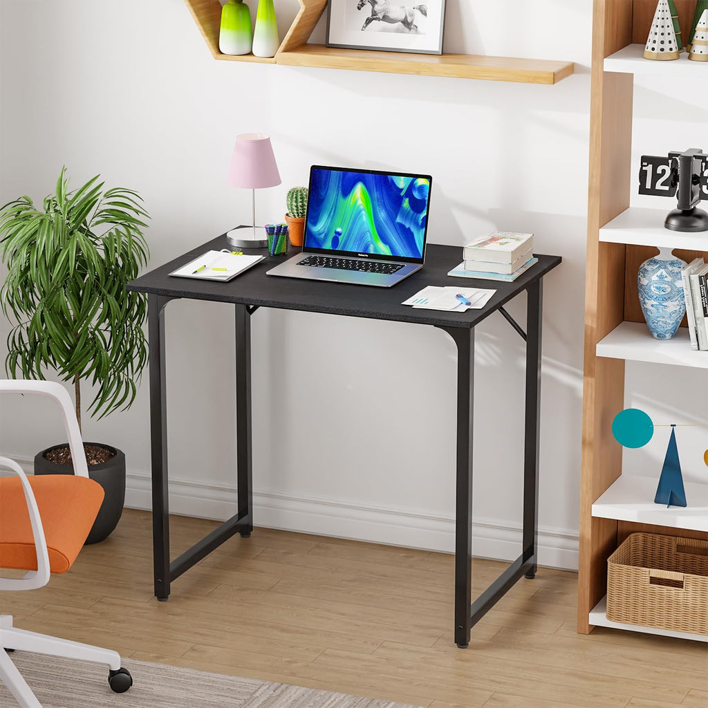 PayLessHere | Computer Desk | Office Desk with Metal Frame, Adjustable Feet | Water-Resistant, Scratchproof Surface | Sturdy Writing Table for Home Office or Study