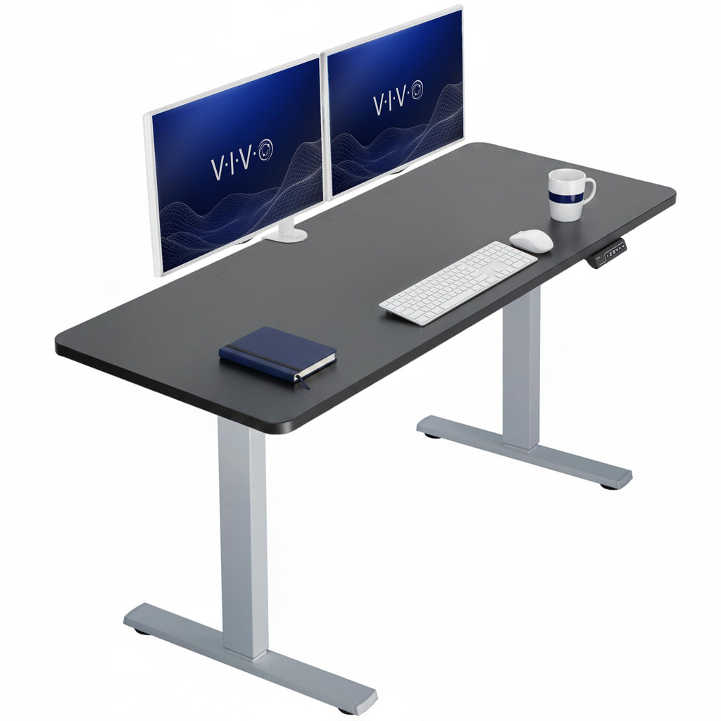 VIVO Electric Standing Desk Workstation, Memory Controller Height Adjustment, 1B Series