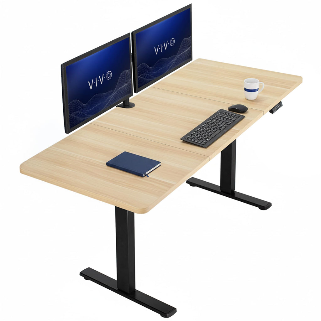 VIVO Electric Standing Desk Workstation, Memory Controller Height Adjustment, 1B Series