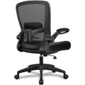 FelixKing Office Chair, Ergonomic Desk Chair Breathable Mesh Chairs Adjustable High Back Lumbar Support Flip-up Armrests, Executive Rolling Swivel Comfy Computer Chairs Home Office Black, Pack of 10