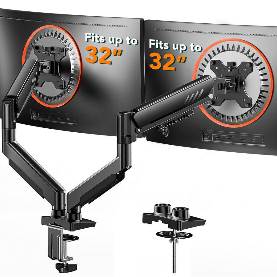 Fully Adjustable Monitor Arm for Ergonomic Desk Setup
