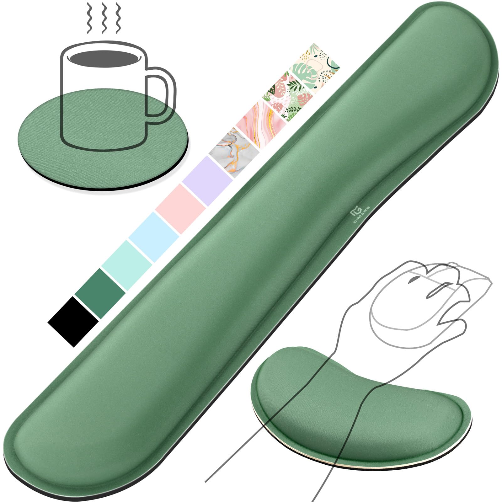 Gimars Keyboard Wrist Rest Set