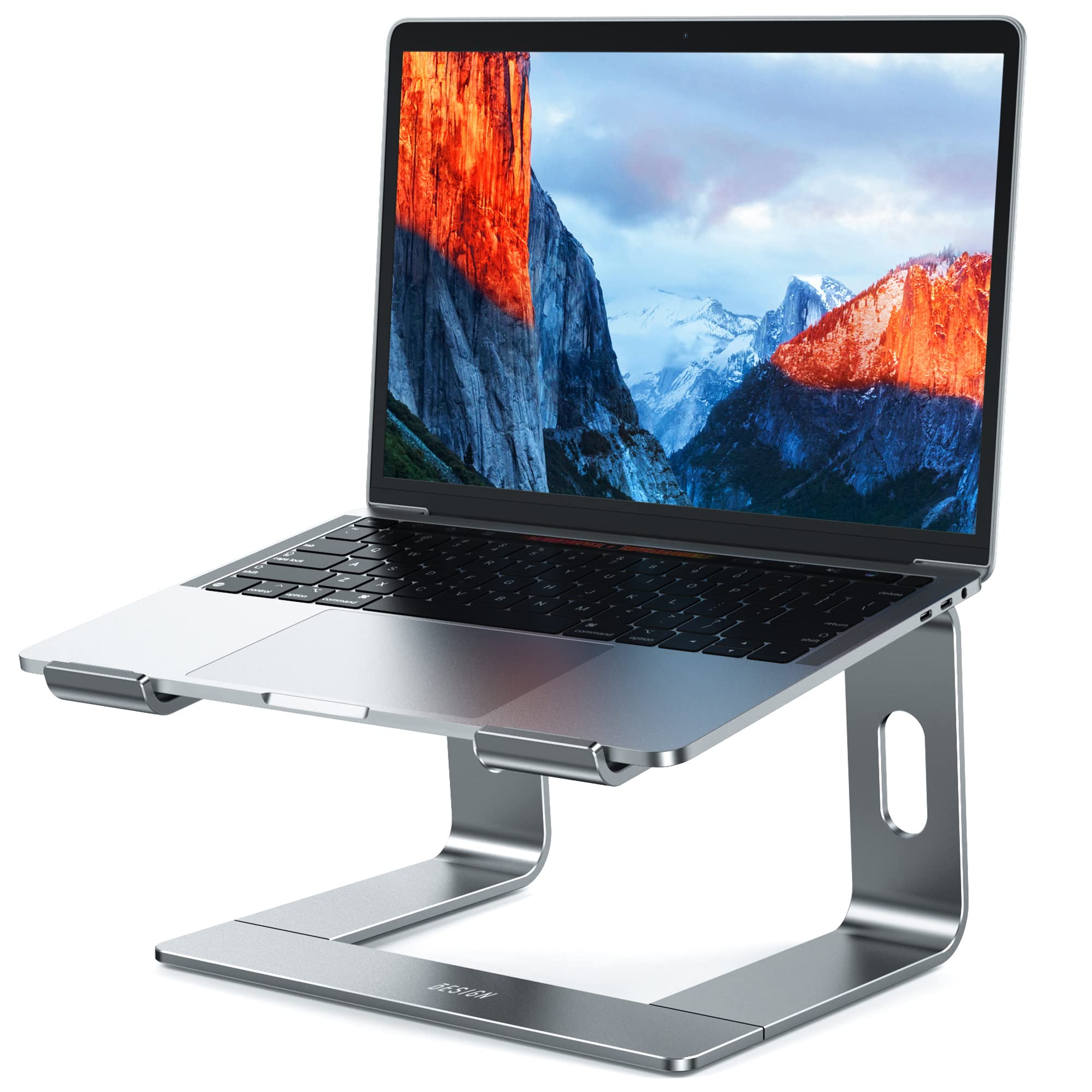 BESIGN LS03 Aluminum Laptop Stand, Ergonomic Detachable Computer Stand, Notebook Holder, Laptop Mount Compatible with Air, Pro, Dell, HP, Lenovo More 10-15.6" Laptops